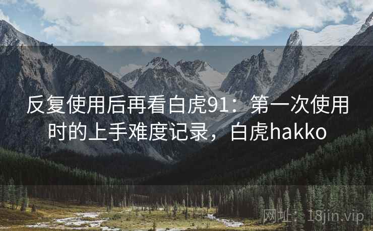 反复使用后再看白虎91:第一次使用时的上手难度记录,白虎hakko