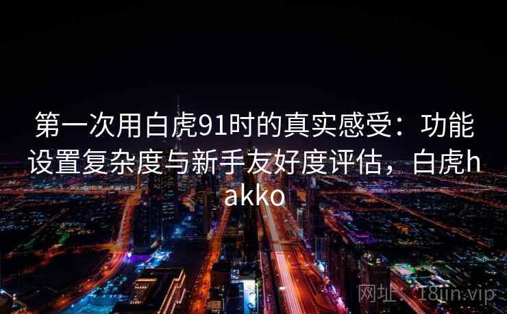 第一次用白虎91时的真实感受:功能设置复杂度与新手友好度评估,白虎hakko