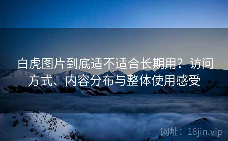 白虎图片到底适不适合长期用?访问方式、内容分布与整体使用感受