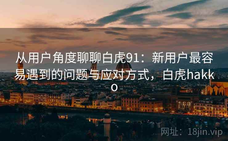 从用户角度聊聊白虎91：新用户最容易遇到的问题与应对方式，白虎hakko