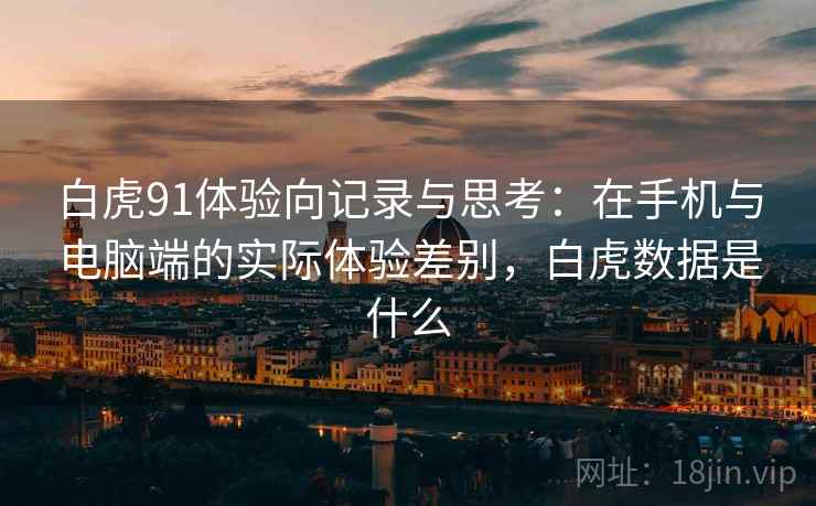 白虎91体验向记录与思考：在手机与电脑端的实际体验差别，白虎数据是什么